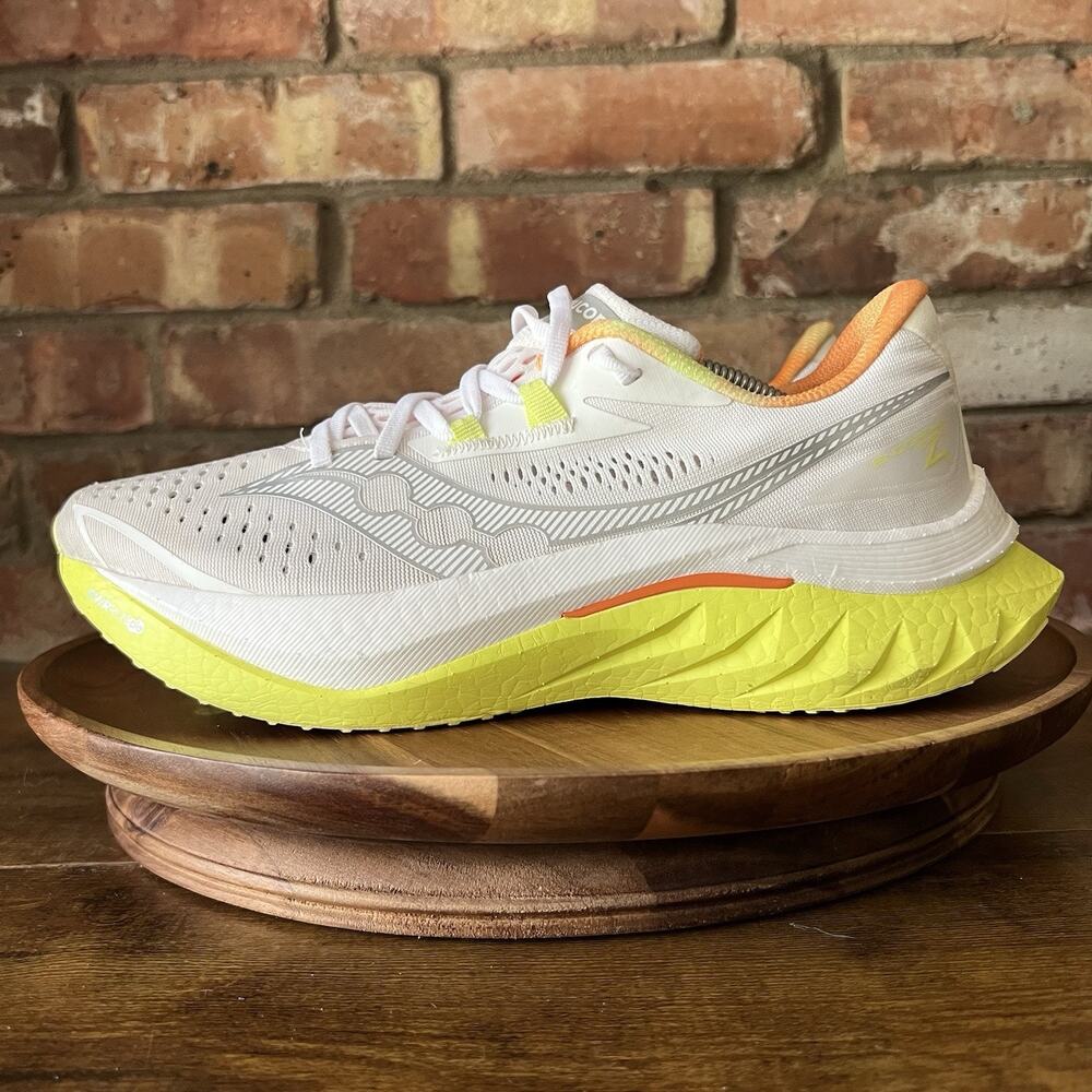 Saucony Endorphin Speed 4 Women's 10 White Sunny Speedroll Cushion Running Shoes